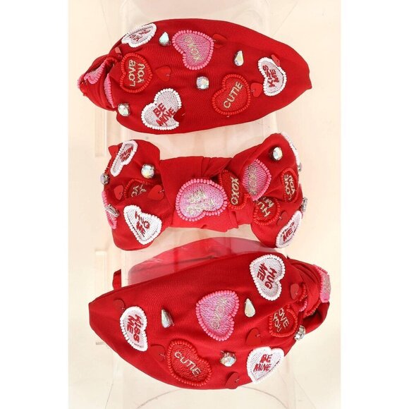 Valentine's Day Conversation Hearts Headband - Picture 1 of 2